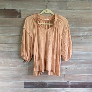 Maurice’s pink flowy blouse size xl